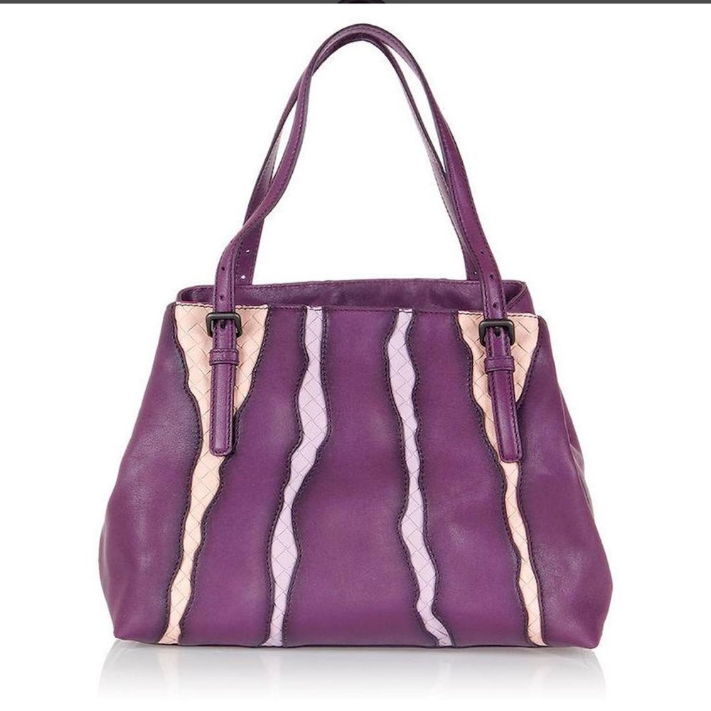 Bottega Veneta Monalisa Intrecciato inlay handbag